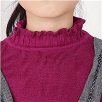 爱着2015秋冬新款女童假两件针织毛衣1340(10.10数据包)